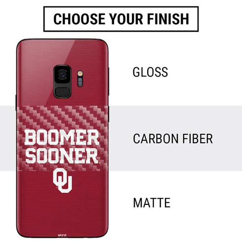 University of Oklahoma Boomer Sooner Galaxy S9 Skin
